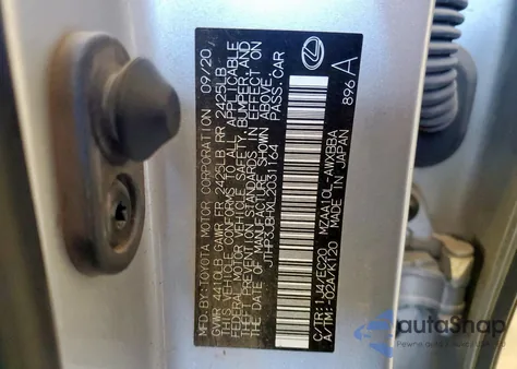 2020 Lexus Ux 200 from USA, damaged, VIN JTHP3JBHXL2031164